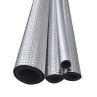 Self Adhesive Cut EPE Aluminium Foil-clad Foam Pipe Insulation