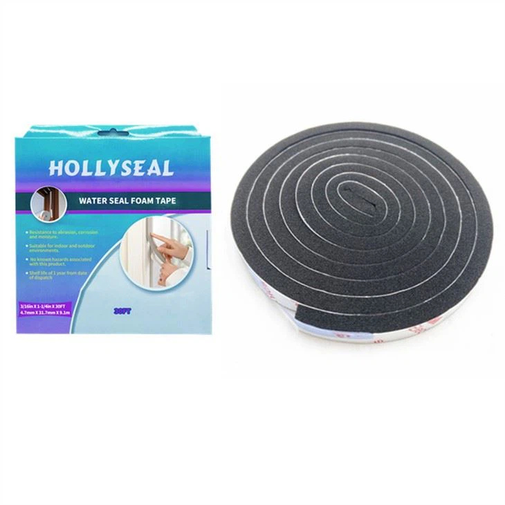Self Adhesive Black PVC Foam Strip