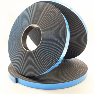 High Density PVC Foam Glazing Tape Curtain Wall Double Sided Strip